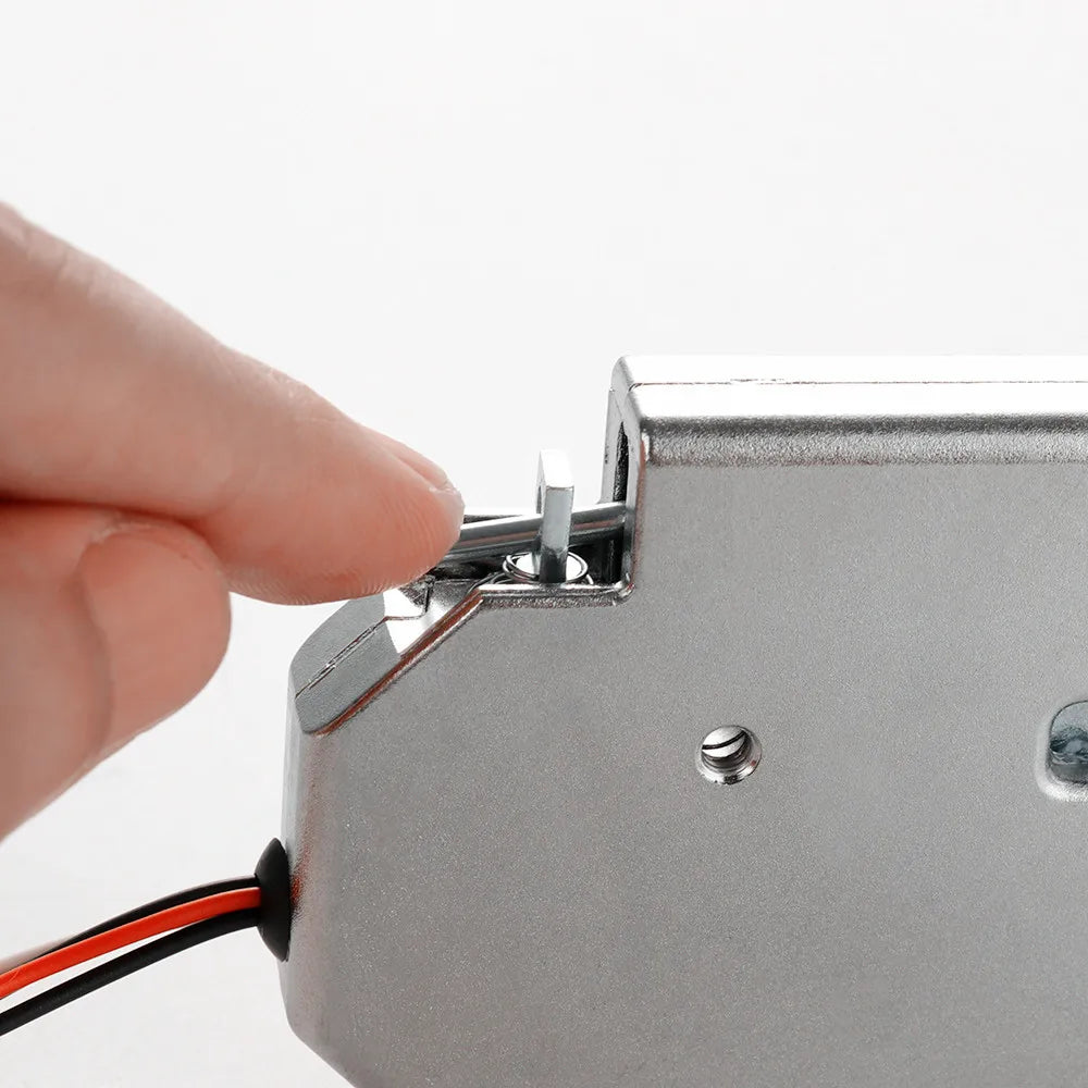 Silver Electromagnetic lock DC 12V supermarket intelligent locker electronic lock access control mailbox lock