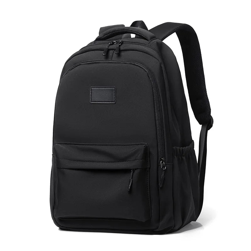 Solid Color Junior School Student Backpacks Fashion Simple Boys Girls School Bags Large Capacity Trend Travel Woman Men Bookbag
