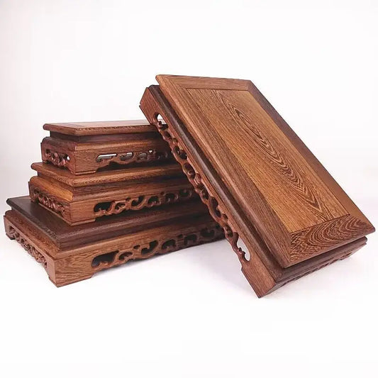Solid Wood Retro Decorative Shelf Used For Statues, Vases, Tea Sets, Props, Display Stands Handmade ,Antique Storage Shelf