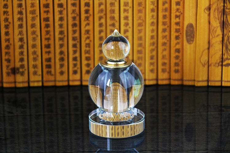 Southeast Asia Buddhism Sacred Sarita stupa Pagoda tower HOME Buddhist shrine talisman crystal Holy water Manna bottle statue