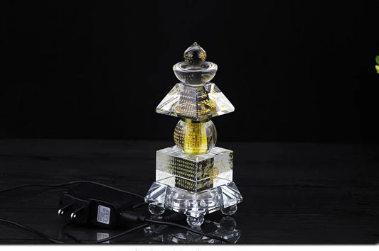 Southeast Asia Buddhism safety Sarita stupa Pagoda HOME Buddhist shrine talisman crystal buddha dagoba stupa tower statue