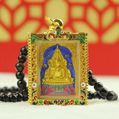 Southeast Asia Thailand temple Buddhism Career Success Buddha card CHENG GONG PAI bring fortune Money GOOD LUCK Pendant Amulet