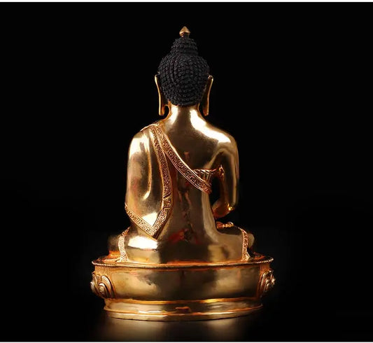Special Offer GOOD Buddha Buddhist bless family home Safety Health efficacious Protection gilding Amitabha Buddha statue