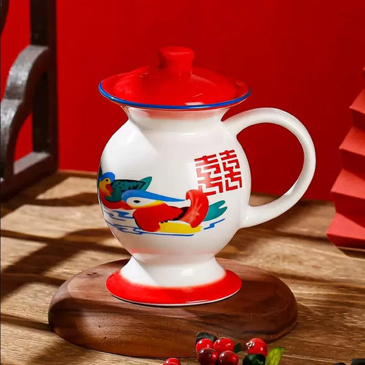 Spittoon Water Cup Old-fashioned Ceramic Creativity Funny Mug Strange Cup Toilet Urinal Teapot Teacup