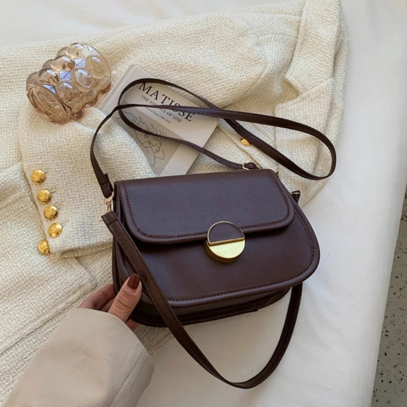 Square Shoulder Bag for Women PU Crossbody Bag Female Underarm Bag Girls Messenger Bag Small Underarm Bag Dating Bag Ins