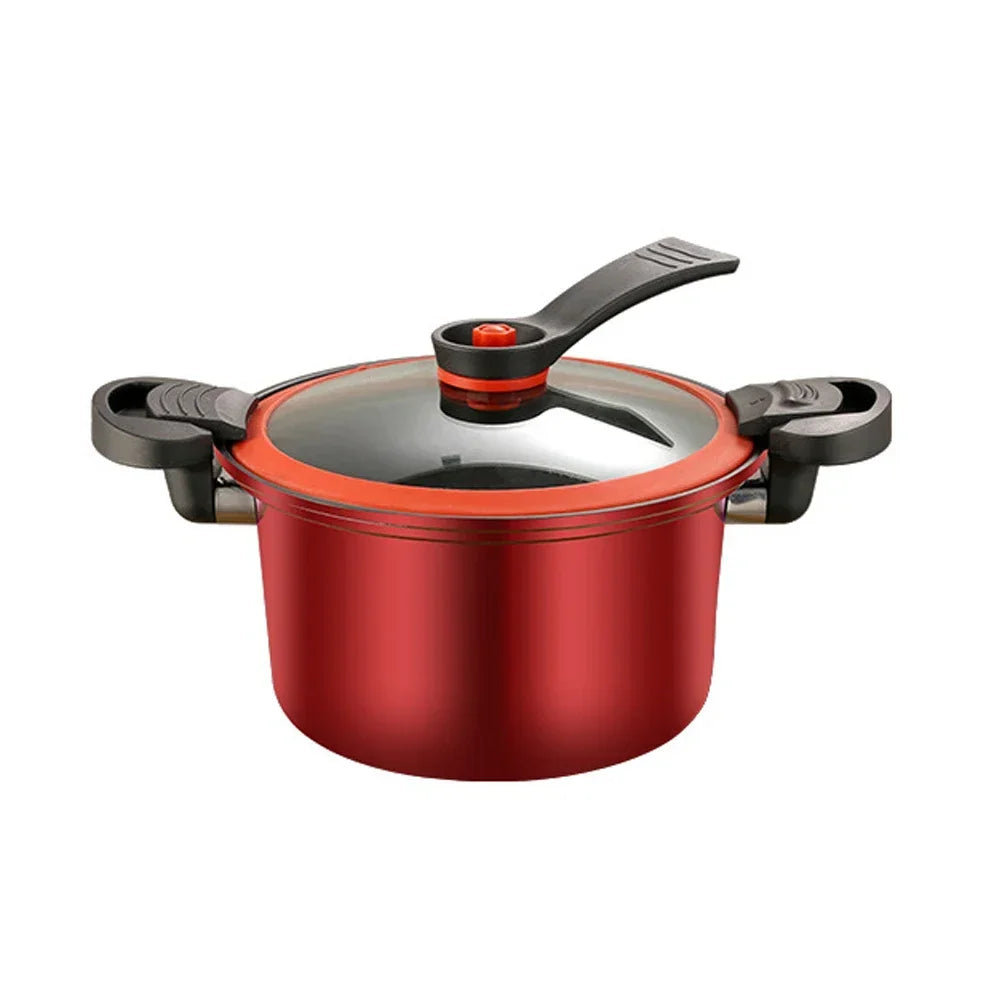 Stainless Steel Micro pressure cooker Household Explosion-proof Stew Pot Quick Heating Cooking Machine Push-pull lock 24L 26L