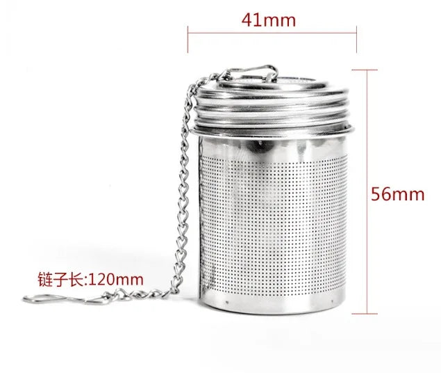 Stainless Steel Tea Infuser Tea Leaves Diffuser Spice Seasoning Ball Strainer Teapot Fine Mesh Coffee Filter Kitchen Accessories