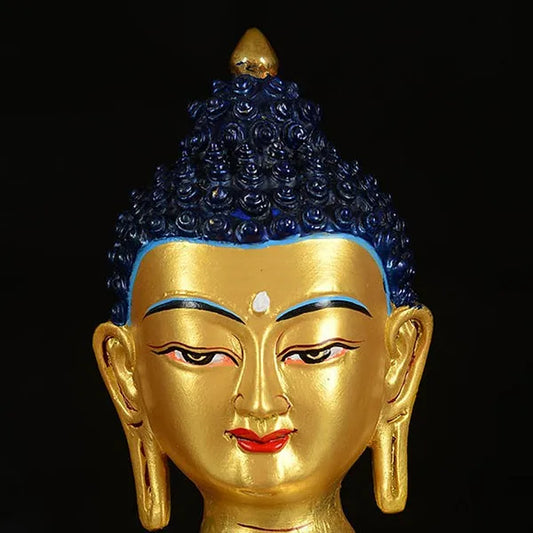 TOP GOOD HOME Talisman Protection # Tibetan Buddhism the Buddha Gilding brass statue 33CM