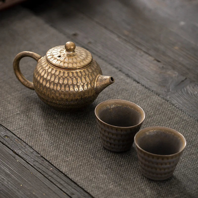 Tea Art Tea Set Household Ceramic Complete Set Cup Sets Teaware Kitchen Dining Bar Home Garden