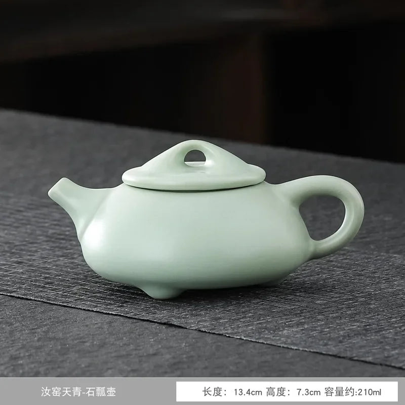 Tea Maker Traditional Chinese Xishi Teapot Pottery Clay Pots Handmade Teaware Gongfu Tea Pot Set Tea Ceremony Tea Infuser