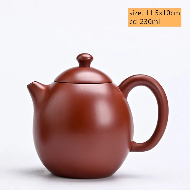 Tetera de arcilla púrpura Yixing hecha a mano, tetera de belleza Zhu Mud Xishi, filtro de bola Zisha, fabricante de té chino