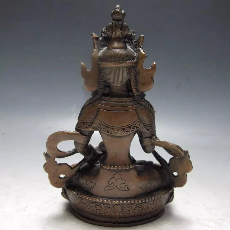 Tibet Tibetan Buddhism Bodhisattva Vajrasattva Buddha Bronze Statue