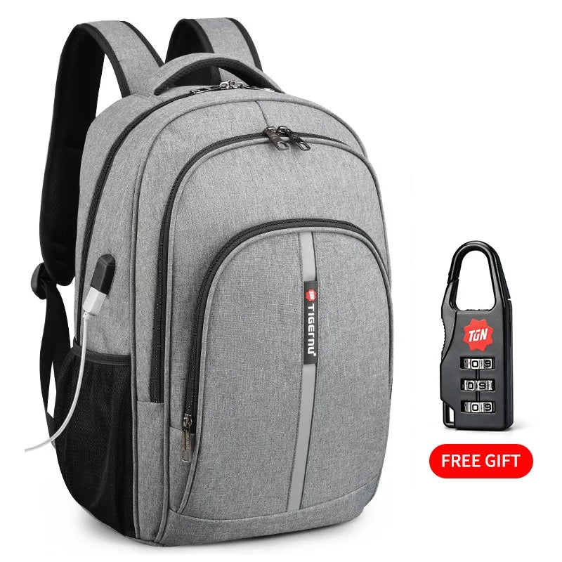 Tigernu Anti Theft Laptop Backpack USB Charging Travel Backbag Women Large Capacity School Bags Fashion Female Travel Backpack