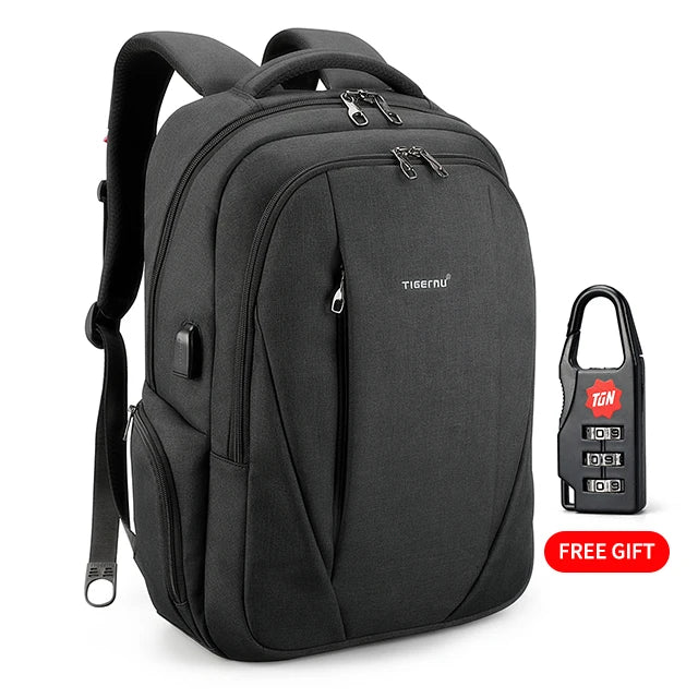 Tigernu USB Charging 15.6"Laptop Anti theft Backpack Women Anti theft School Backpack Bag Female Casual Women Mochilas For Girls