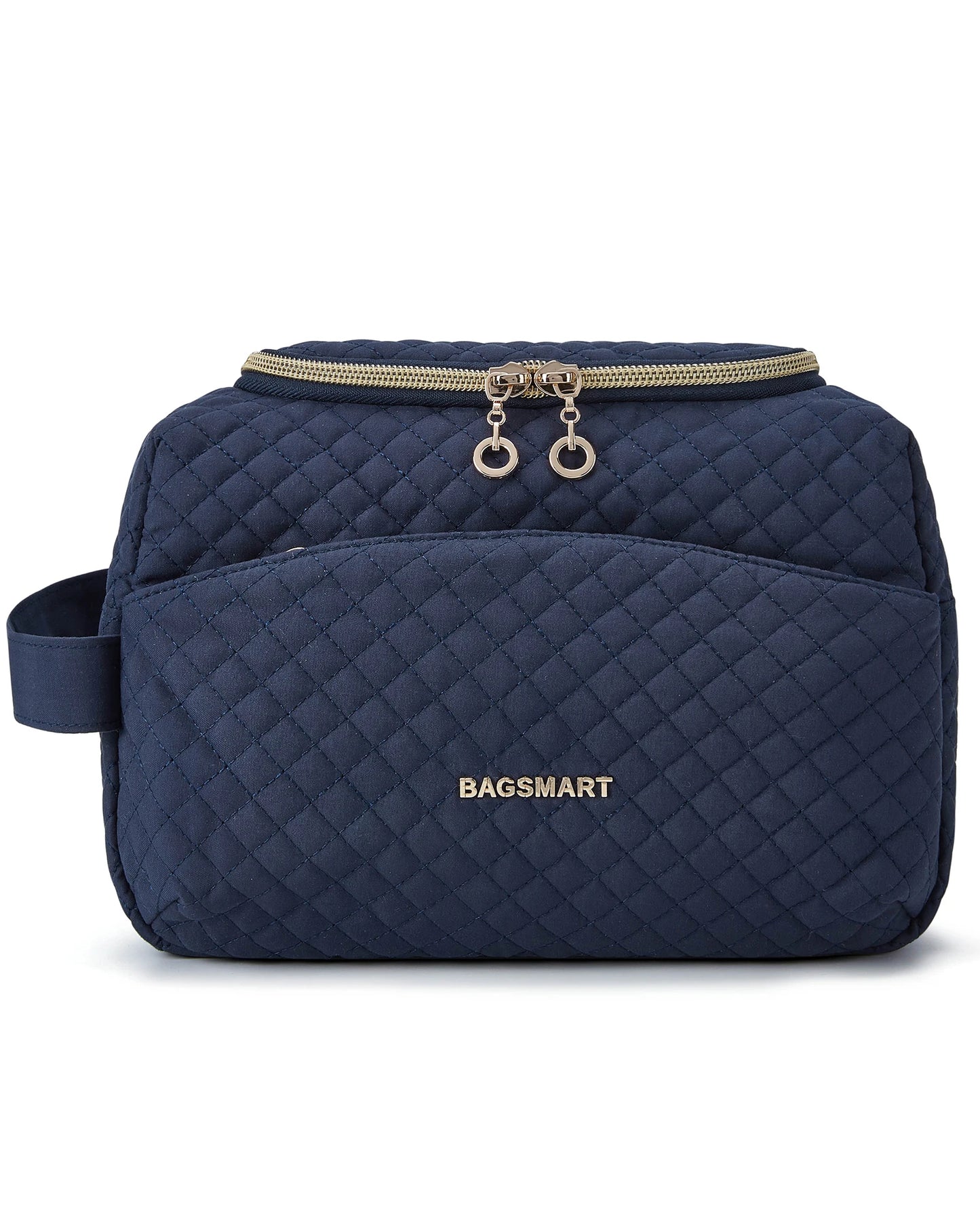 Toiletry Bag for Women BAGSMART Waterproof Kit for Travel Lightweight Large Capacity Cosmetic Bag Fit Full Sized Toiletries