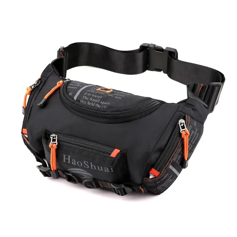 Top Quality Waterproof Oxford Men Hip Bum Belt Cross Body Shoulder Messenger Bag Large Capacity Travel Sling Chest Waist Pack