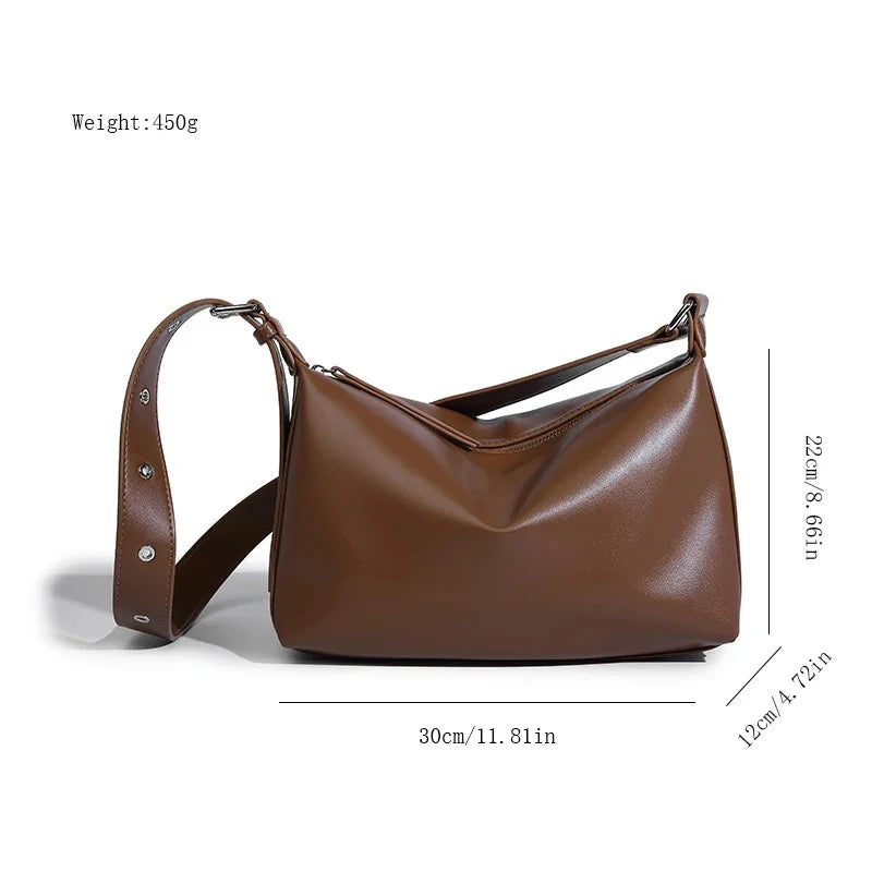 Tote High Quality 2024 Lazy Style Large Capacity Shoulder Niche Design Commuting Crossbody Bag Women's Handbag