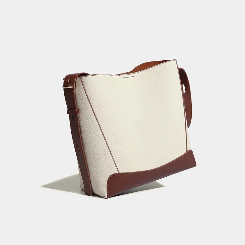Tote Large Capacity Bucket High-end 2024 Commuting Versatile Shoulder Lazy Crossbody Bag Women's Handbag