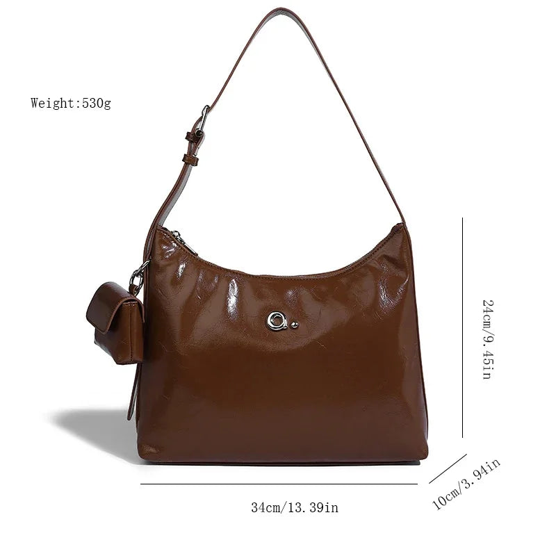 Tote Large Capacity Shoulder 2024 High-end Texture Commuting Versatile Crossbody Bag Women's Handbag