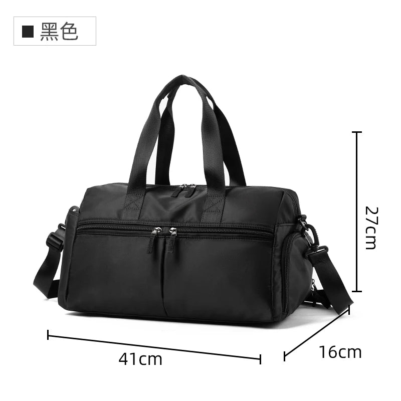 Travel Duffle Bag for Men Women Large Capacity Oxford Waterproof Weekend Overnight Bags Sport Dry and Wet Separation Fitness Bag