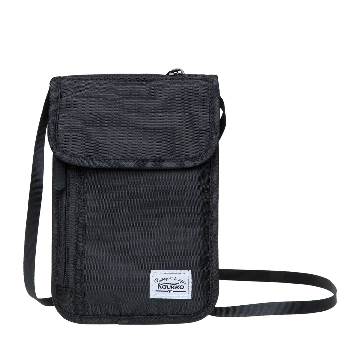 Travel Neck Wallet Passport Holder Organizer Case Small Messenger Bag for Women and Men