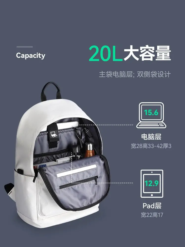 Travel backpack cabin 46x32x15 White School Bags For Teenage Girls Cute Women's backpack brand Book Bag Nylon Rucksack