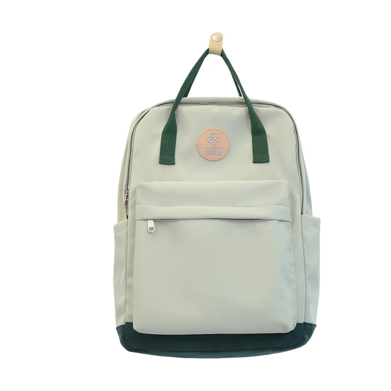 Trendy Female Red Cute School Bag Cool Girl Nylon College Backpack Fashion Lady Kawaii Teen Travel Women Laptop Leisure Book Bag