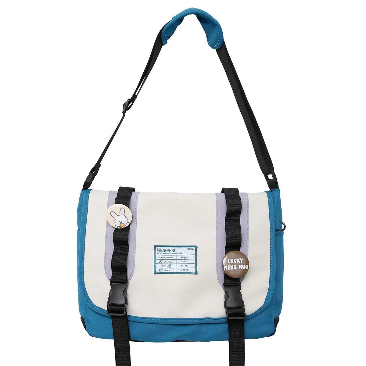 Trendy Ladies Khaki Badge Shoulder Bag Women Travel Nylon Handbag Female High Capacity Crossbody Bag Fashion Girl Messenger Teen