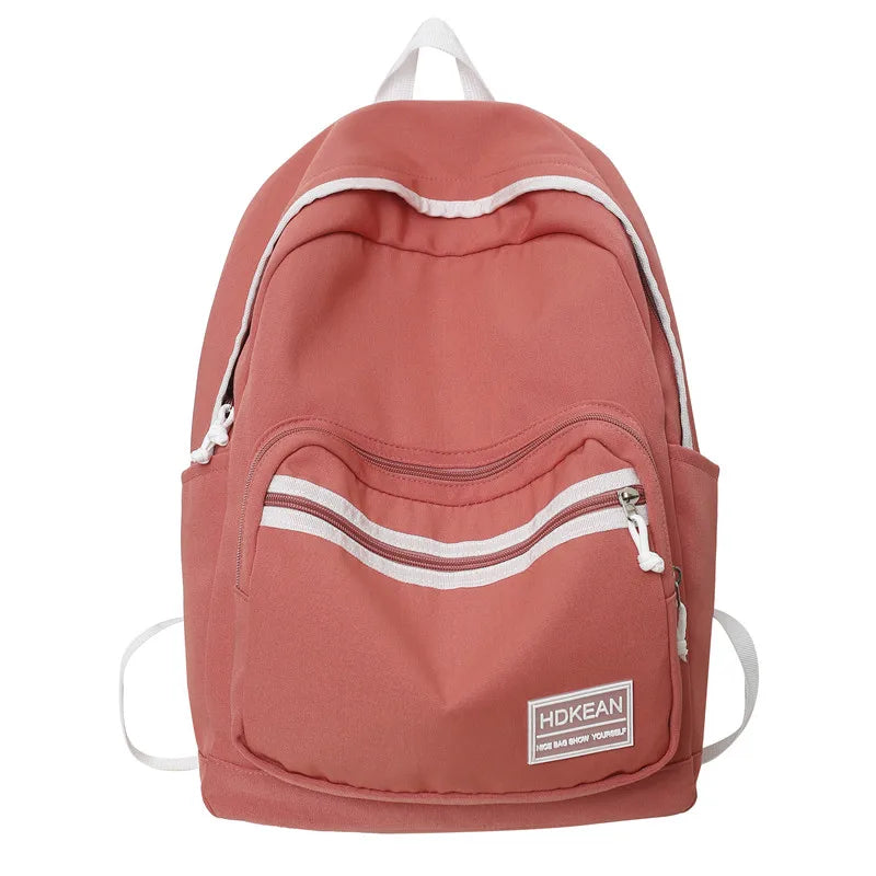 Trendy Lady Nylon College New Women School Bag Girl Travel Book Backpack Cool Fashion Female Laptop Bag Teenage Student Rucksack