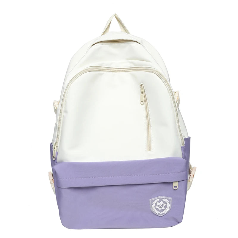 Trendy Nylon Cute Female College Bags Cool Ladies Laptop Backpack Fashion Women Book Backpack Girl Kawaii School Bag Student New
