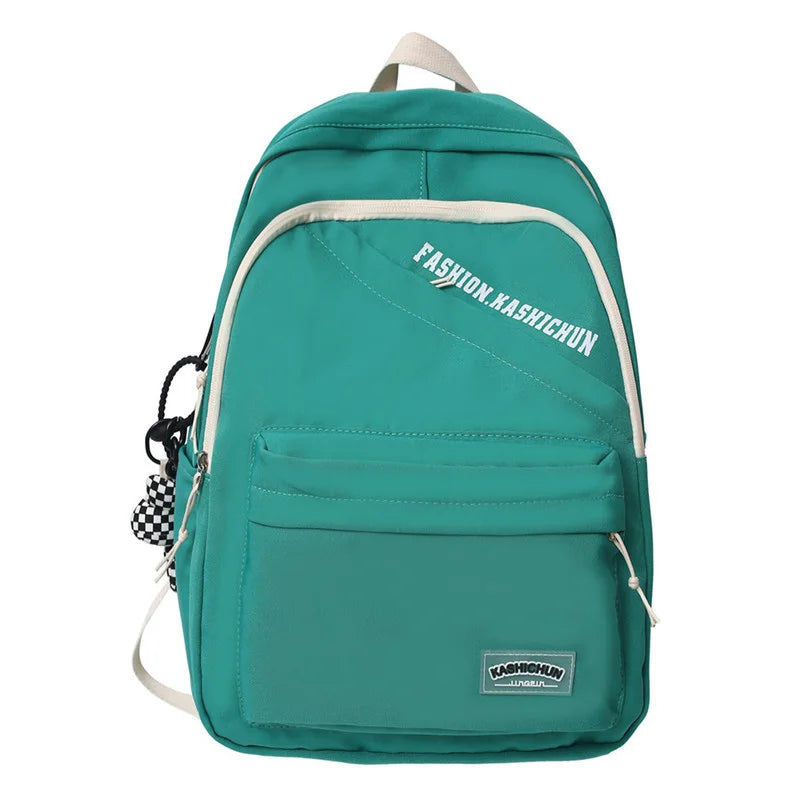 Trendy Women Men School Bag Boy Girl Nylon Student Travel Backpack Fashion Male Lady Book Bag Female Laptop College Backpack New