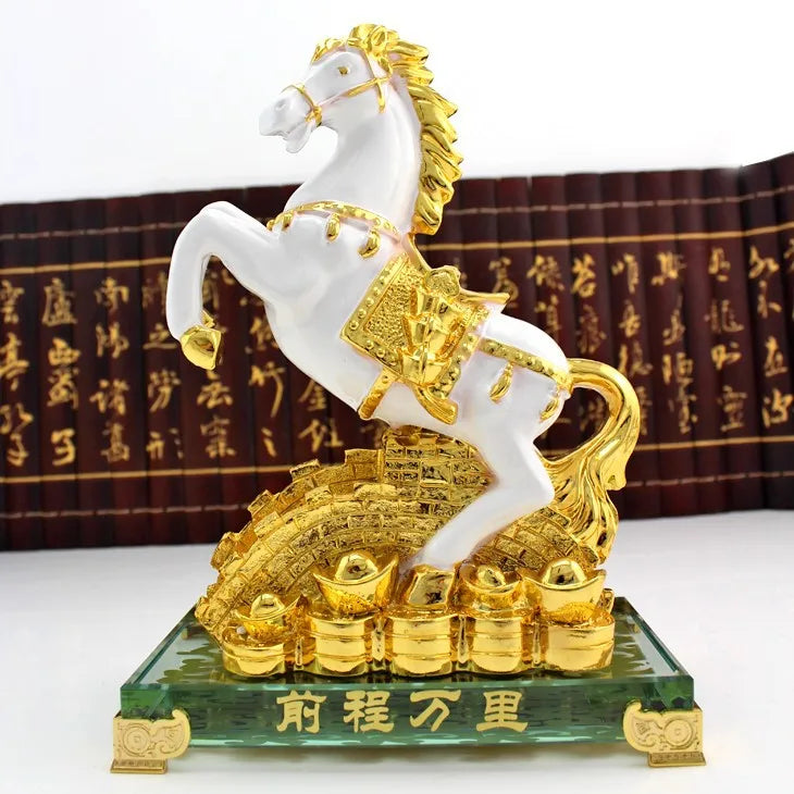Free shipping Golden zodiac success furnishing articles crystal home feng shui mascot adornment business commemorative gifts
