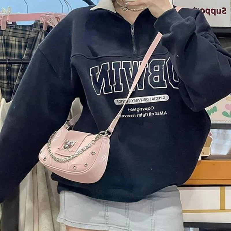 Underarm Bag for Women Trendy Armpit Bag Large Capacity Fashion Leisure Handbag