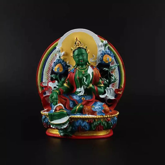 Vajrapani, King dense tracks wead the Bodhisattva, hand painted, small statues of Yamantaka , buddha figurine