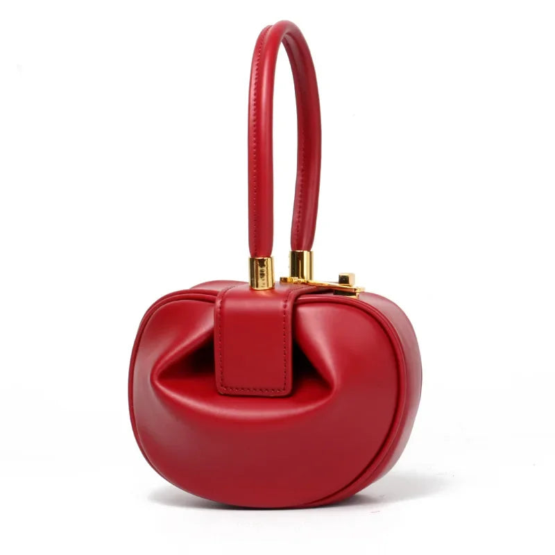 Versatile Niche Handbag European and American Retro Dumpling Bag Genuine Leather Women's Bag Designer Bags Luxury