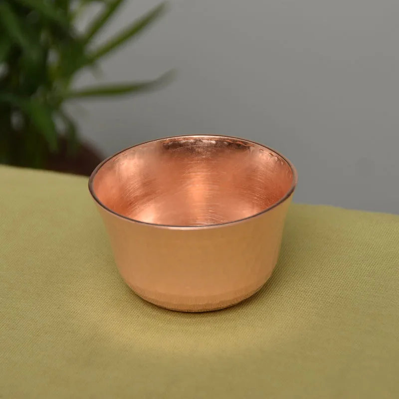 Vintage Hand-made Copper Pot Tea Making Small Teapot Pure Red Copper Japanese Water Boiling Puer Kung Fu Tea Table Samovar Gift
