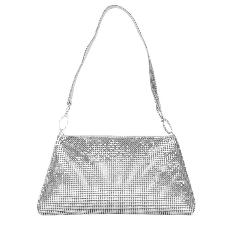 Vintage Shoulder Bag Clutch Purses for Rhinestone Underarm Handbag Evening Bag for Families Gatherings Prom Party