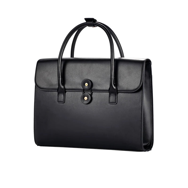 Vintage Style Women Bussiness Briefcases Female OL Lawyer High Capacity Envelope Laptop Bags HandBags