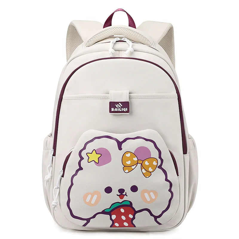Waterproof Cartoon Large Capacity Schoolbag Bookbags for Teenage Girls Students Outdoor Travel Backpack Harajuku Style Bag