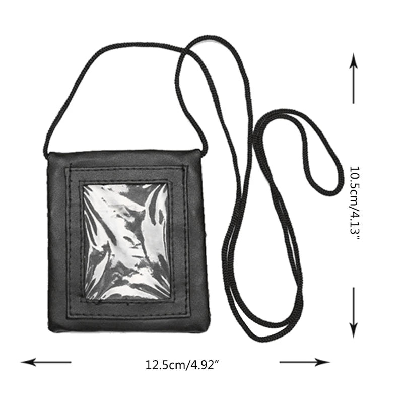 Waterproof Passport Neck Bag Men Women Outdoor Shoulder Bag Storage Phone Bag