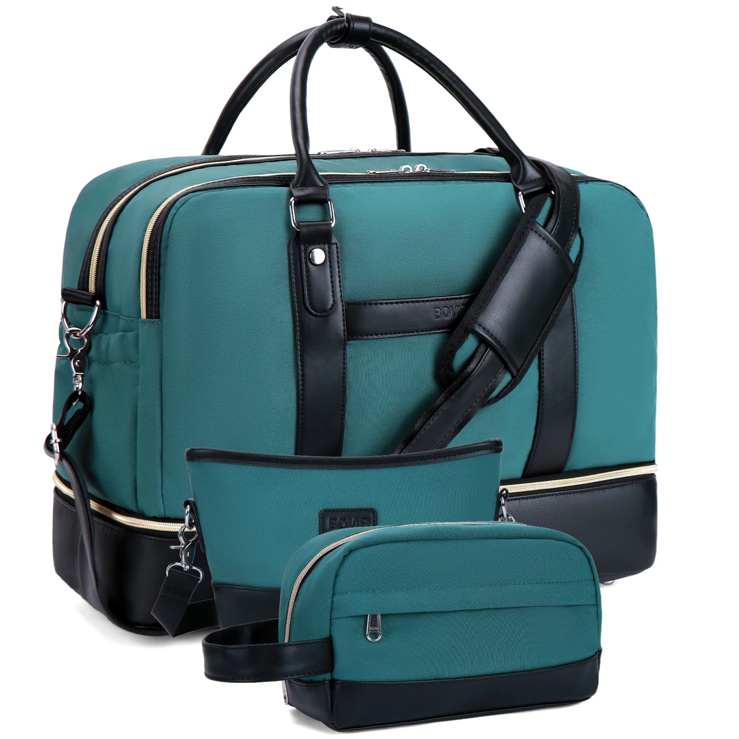 Weekender Bags for Women Overnight Bag Large Canvas Travel Duffel Bag with Shoe Compartment Carry On Tote Bag for Travel