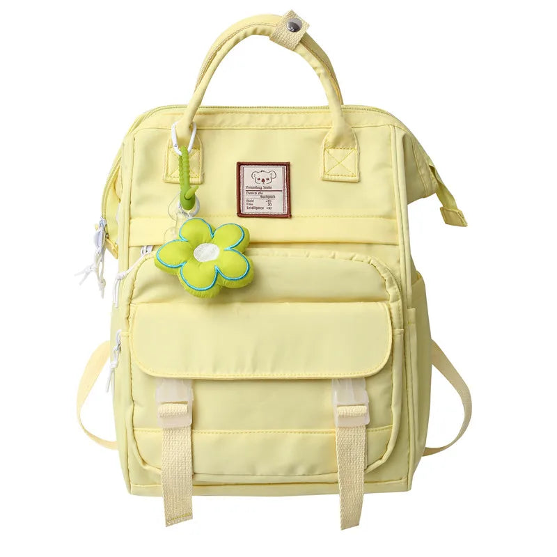 White Girl Travel Kawaii Book Laptop Backpack Female Trendy Student Bag Fashion Ladies Leisure College Backpack Women School Bag