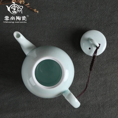 White Porcelain Teapot Jingdezhen Beauty shoulder pot Japanese Tea Ceremony Home Office Kungfu Pure Oolong Green Teaware