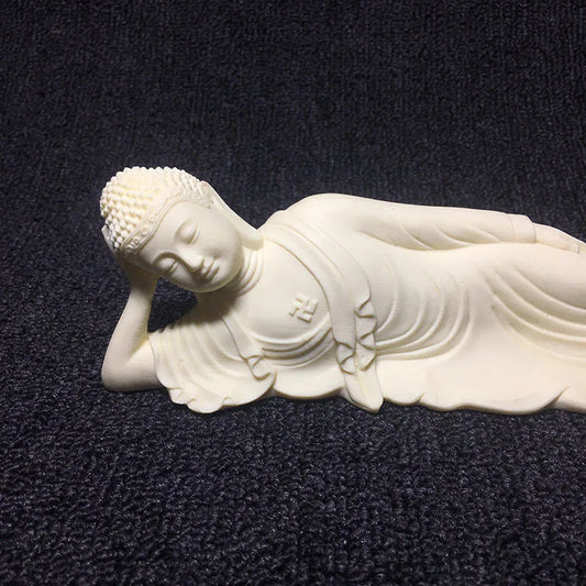 White Tathagata Buddha statue statue Modern art sculpture Chinese figure Buddha Home decor feng shui figurines free delivery