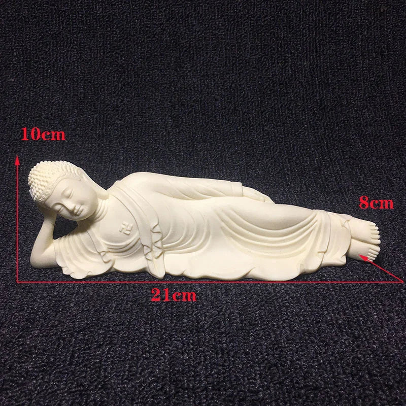 White Tathagata Buddha statue statue Modern art sculpture Chinese figure Buddha Home decor feng shui figurines free delivery