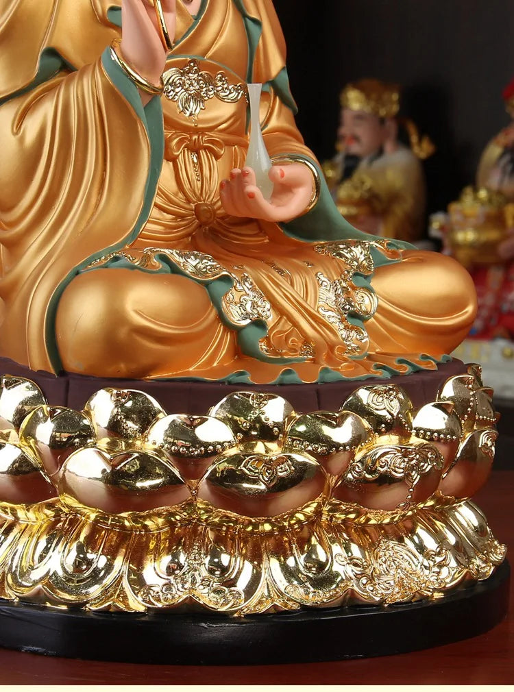 Wholesale Buddhism figure Guan yin Bodhisattva buddha Southeast Asia HOME SHOP protection Propitious Prosperity safety statue