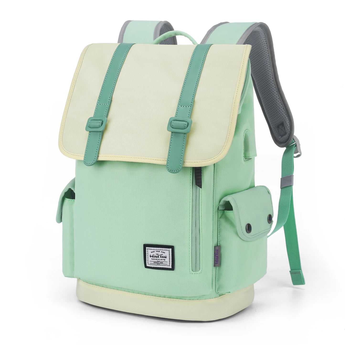 WindTook Laptop Backpack Men Travel Computer Backpack USB Charging Port College Daypack 15 Inch Laptop Waterproof Women Fashion