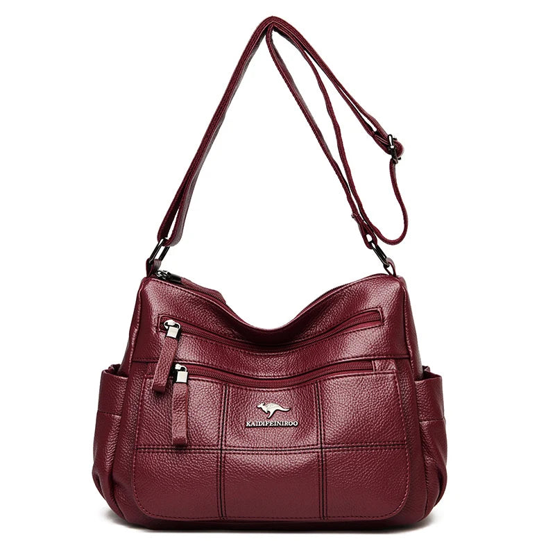 Women Embroidery Tote Bag High Quality Leather Ladies Handbags 2023 Women Shoulder Bag Small Crossbody Bags For Women Sac a Main