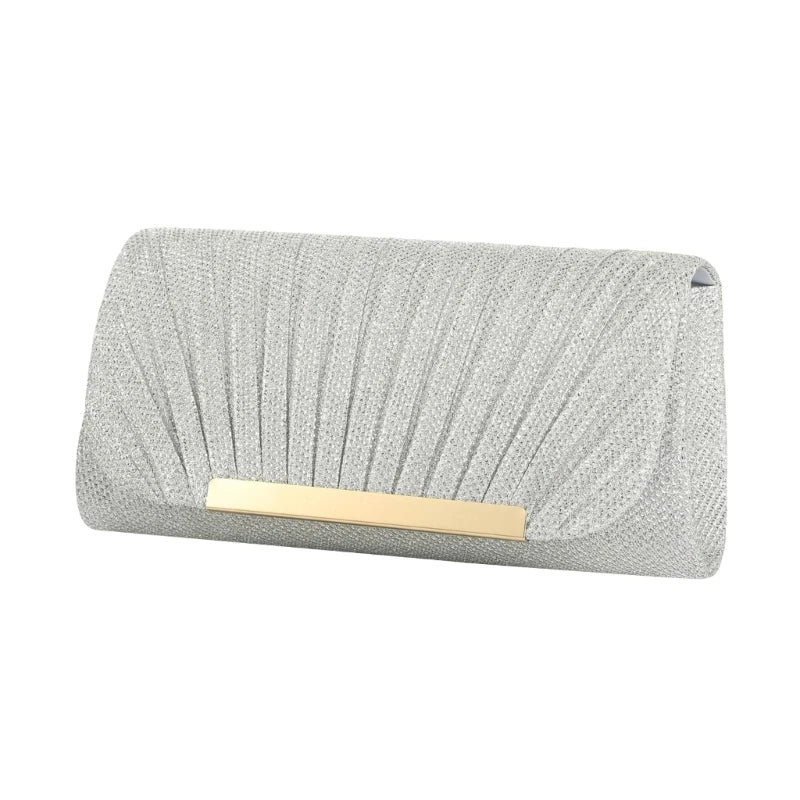 Women Handbag Evening Bag Party Bridal Clutch Prom Wedding Purse Shoulder Crossbody Bags Detachable Chain