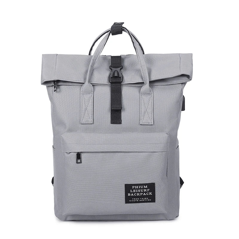 Women Large Capacity Canvas Backpack Multifunctional Shoulder Laptop Rucksack USB School Bag Fashion Travel Backpack for Girls